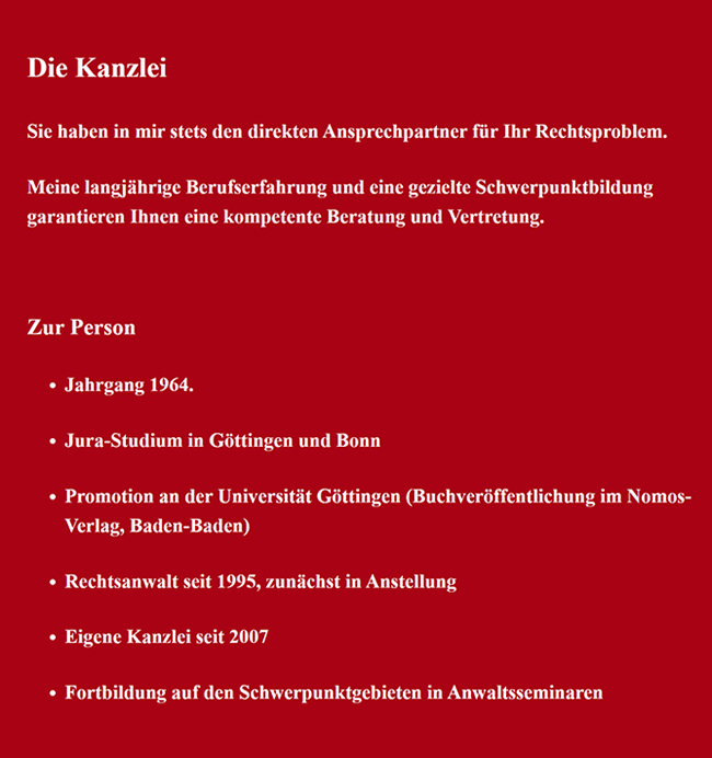 Kanzlei für  Blender